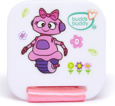 Buddsbuddy Premium BPA Free Baby Soft Silicone Pacifier Soother With Ribbon & Clip Soother(Pink)