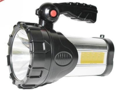 Care 4 100w LED Ultra Super torch Rl-699 with lazer blinker Torch(Black, Silver, 22 cm, Rechargeable)