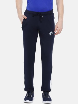 omtex Solid Men Blue Track Pants