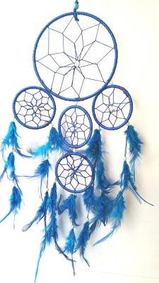 Pentbuns Dream Catcher Brass, Cotton Dream Catcher(22 inch, Blue)