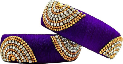 Aashirwad Creations Plastic Pearl Bangle Set(Pack of 2)