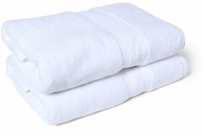 V.R.ENTERPRISES Microfiber 480 GSM Bath Towel(Pack of 2)