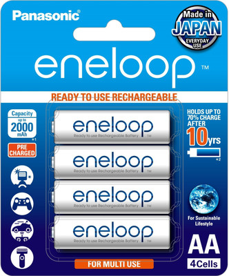 Panasonic Eneloop AA 2000 mAH  Battery(Pack of 4)