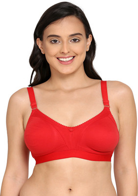 Viral Girl Women T-Shirt Non Padded Bra(Red)