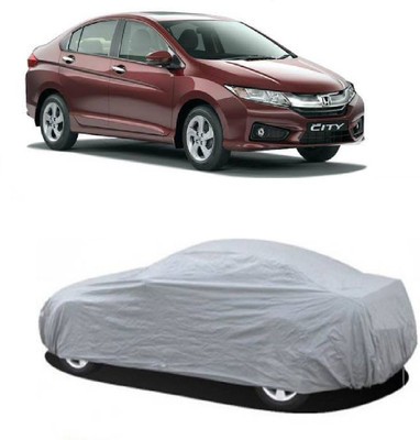 GIFFEN Car Cover For Honda City i-Dtec (Without Mirror Pockets)(Silver, For 2014, 2015, 2016, 2017, 2018, 2019 Models)