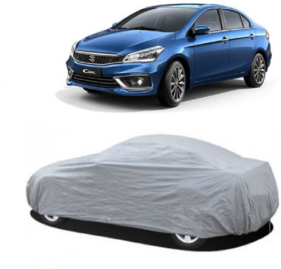 GIFFEN Car Cover For Maruti Suzuki Ciaz (Without Mirror Pockets)(Silver, For 2014, 2015, 2016, 2017, 2018, 2019 Models)