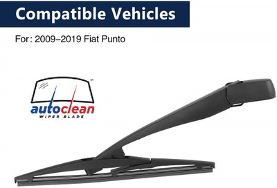 AutoClean REAR WIPER BLADE SET Rear Window Wiper(30 cm, Driver Side Wiper)