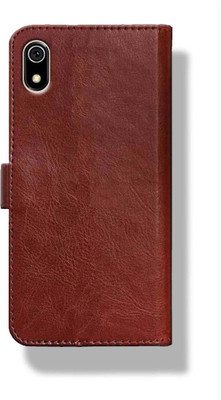 SoftTech Back Cover for Mi Redmi 7A(Brown, Dual Protection, Pack of: 1)
