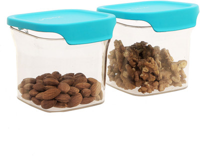KUBER INDUSTRIES Plastic Grocery Container  - 500 ml(Pack of 2, Multicolor)