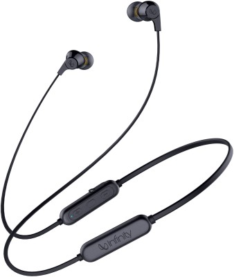 Infinity (JBL) Glide 105 IPX5 Sweatproof Bluetooth Headset  (Black, In the Ear)