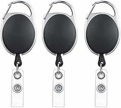 signistics Plastic ID Badge Reel(Pack of 3)