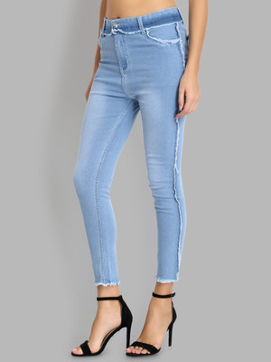 Perfect Outlet Skinny Women Blue Jeans