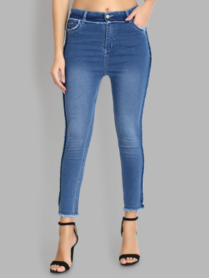 Perfect Outlet Skinny Women Blue Jeans