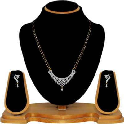 NAVYA Alloy Gold-plated Multicolor Jewellery Set(Pack of 1)