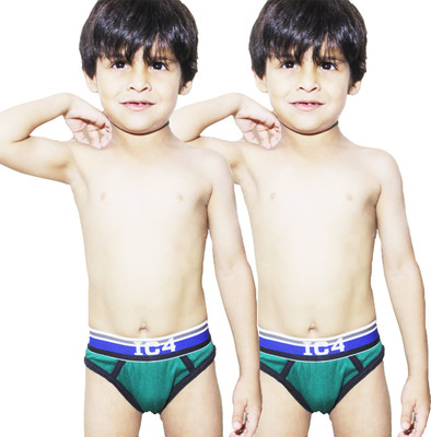 IC4 Brief For Boys(Dark Green Pack of 2)