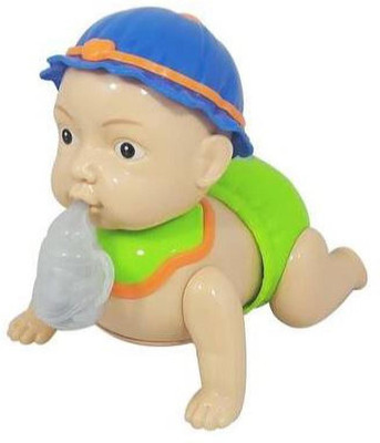 Just97 New Series Crawling Baby Toy with Light & Music(Multicolor)