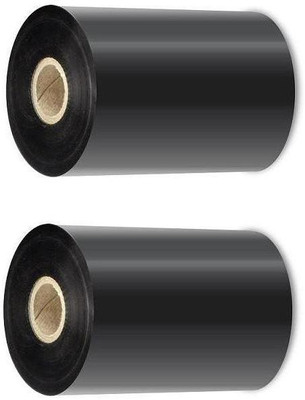 youtech (3.15inchX300meters) Wax Resin Ribbons Ink Barcode Labels ink Hight Quality Set of 2 Non-adhesive Paper Label(Black)