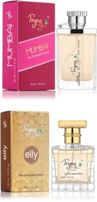 Tryna APPAREL PERFUME SPRAY SET OF TWO MUMBAI and ELLY, UNISEX ( 30ML. EACH) Eau de Parfum  -  60 ml(For Men & Women)