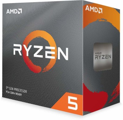 Amd Ryzen 5 3600 With Wraith Stealth Cooler (100-000000031) 3.6 Ghz Upto 4.2 GHz AM4 Socket 6 Cores 12 Threads 3 MB L2 32 MB L3 Desktop Processor  (Silver) For Rs. 7919 @ 55 %