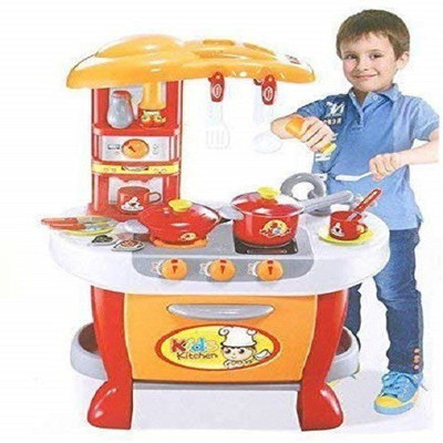 Shivdra traders Little Chef Kids Kitchen Play Set with Light & Sound