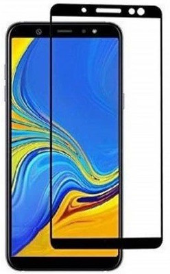 DSCASE Edge To Edge Tempered Glass for Samsung Galaxy A7 2018 Edition(Pack of 1)