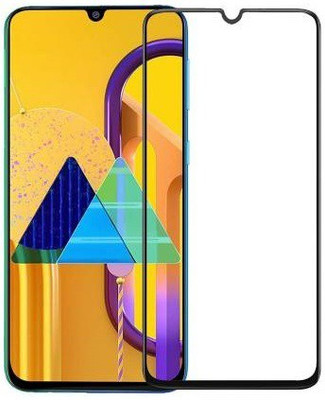 DSCASE Edge To Edge Tempered Glass for Samsung Galaxy A30s(Pack of 1)