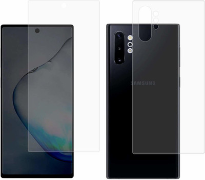 Own Shop Front and Back Screen Guard for Samsung Galaxy Note 10 Plus(Pack of 1)