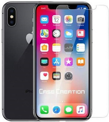 DSCASE Tempered Glass Guard for Apple iPhone X(Pack of 1)