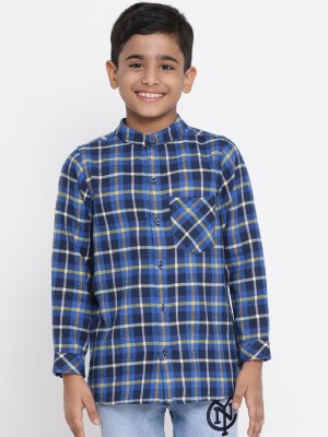 OXOLLOXO Boys Checkered Casual Multicolor Shirt