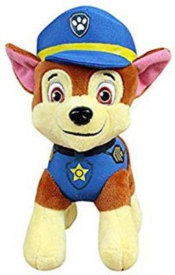 A Little Swag Imported Paw Patrol Cartoon Character Action Figure Soft Stuffed Toy for Girl Boys Kids(25 cm).  - 25 cm(Dark Blue)