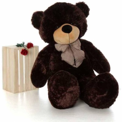 Hug 'n' Feel Soft Toys Long Soft Lovable Huggable Cute Giant Life Size Toy Figure 4 FEET  - 121 cm(Chocolate Brown)