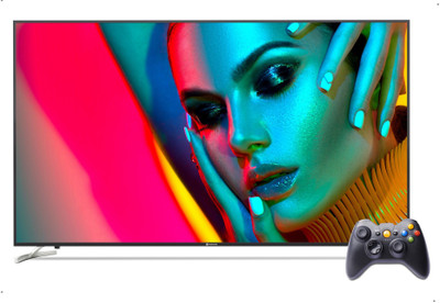 Motorola 189cm (75 inch) Ultra HD (4K) LED Smart Android TV with Wireless Gamepad(75SAUHDM)