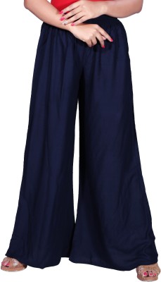 Nouvique Regular Fit, Relaxed Women Blue Trousers