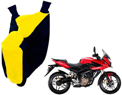 WolkomHome Two Wheeler Cover for Bajaj(Pulsar, Yellow, Black)