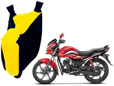 WolkomHome Two Wheeler Cover for Hero(Passion, Blue, Yellow)