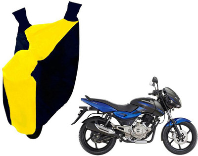 WolkomHome Two Wheeler Cover for Bajaj(Pulsar, Yellow, Black)