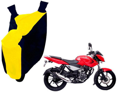 WolkomHome Two Wheeler Cover for Bajaj(Pulsar, Yellow, Black)