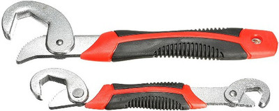 VOTEX MART VTEX012 Socket Adjustable Universal Multi Function Wrench Spanner Set Tools Snap and Grip Open End Snap N Grip Tool Spanner 9Mm to 32 Mm Works (Set of 2 Piece) Double Sided Socket Wrench(Pack of 1)
