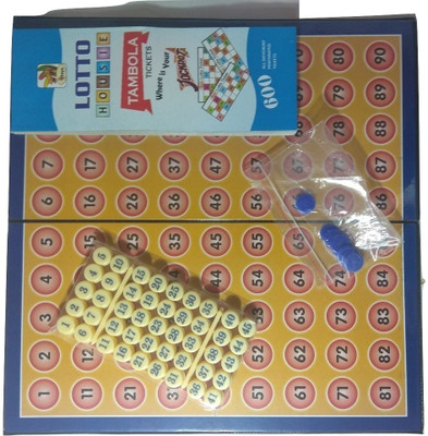 JMD Creation Tambola Style A Complete Family Game for All Age Group Party & Fun Board Game