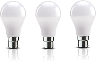 Best Price Ever 12 W Standard B22 LED Bulb(White, Pack of 3)