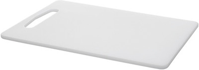 IKEA Chopping Board, White Plastic Cutting Board(White Pack of 1 Dishwasher Safe)