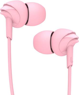 boAt BassHeads 100 Wired Headset Taffy Pink In the Ear Price