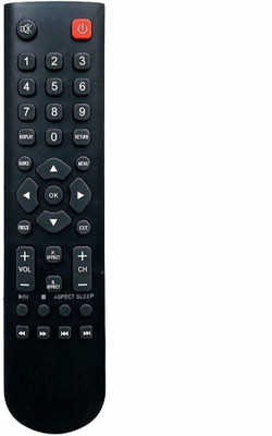 Ehop Remote Control for Micromax LED/LCD TV Micromax 5 Remote Controller(Black)