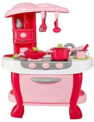 Shivdra traders Little Chef Deluxe Kitchen Play Set with Lights & Sound