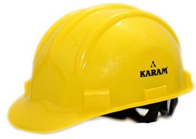 Karam PN 501 YELLOW Pack of five Construction Helmet(Size - REGULAR)