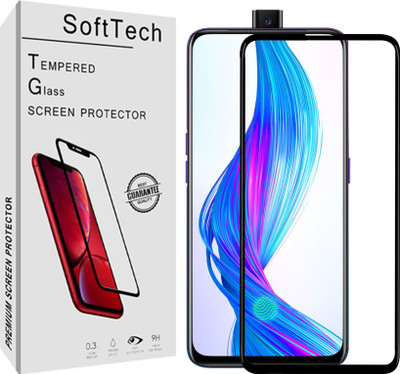 SoftTech Edge To Edge Tempered Glass for Realme X(Pack of 1)