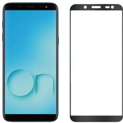 DSCASE Edge To Edge Tempered Glass for Samsung Galaxy J6(Pack of 1)
