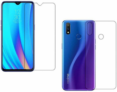ELEF Front and Back Tempered Glass for Realme 3i(Pack of 2)