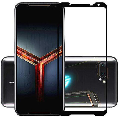 SmartLike Edge To Edge Tempered Glass for Asus ROG Phone II / Asus ROG Phone 2(Pack of 1)