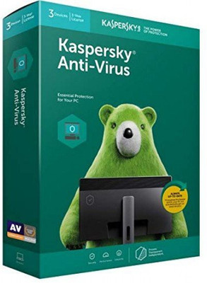 KASPERSKY Anti-virus 3 User 1 Year(CD/DVD)